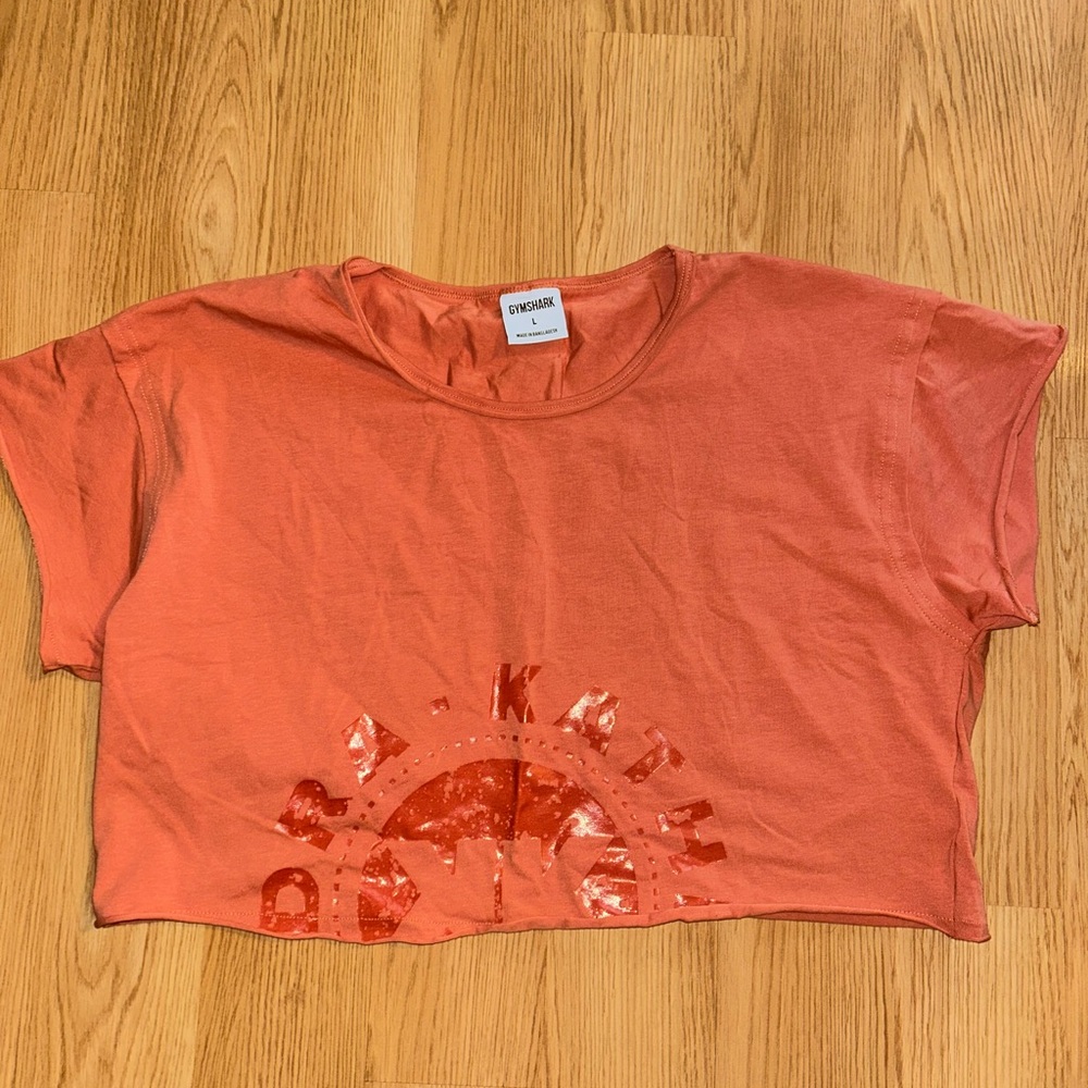 Orange Cropped Top by gymshark